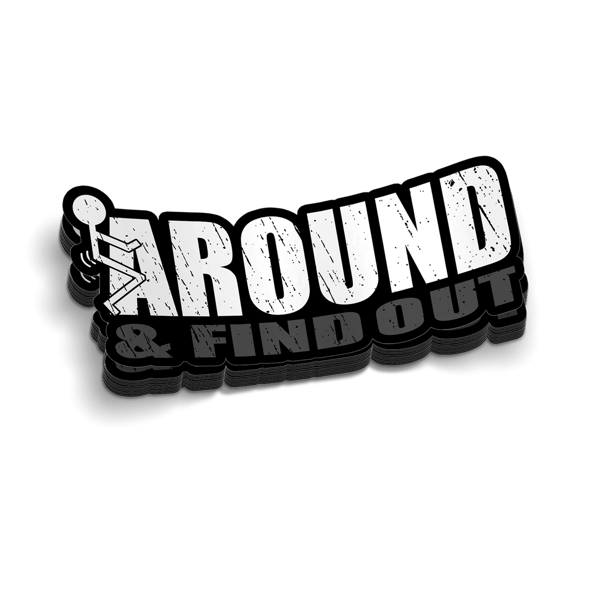 F Around Six Inch Decal
