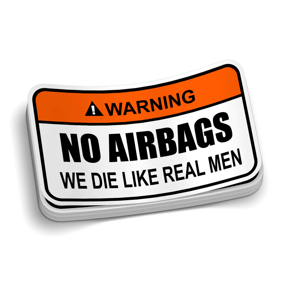 No Airbags Decal