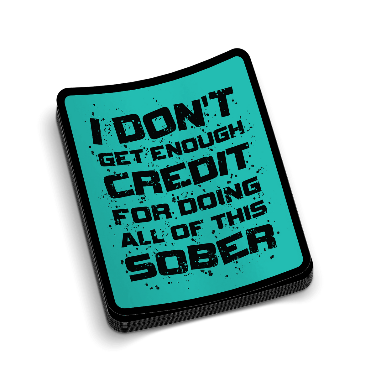 Sober Hard Hat Decal