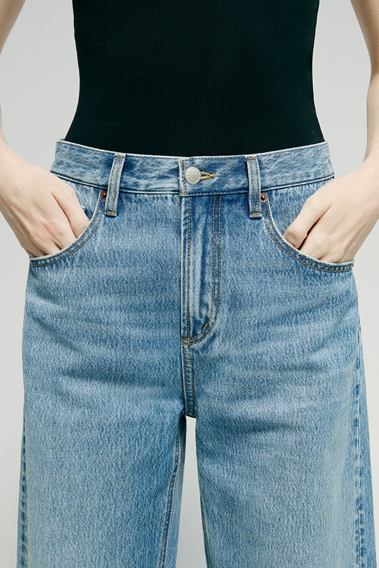 Slope Curve Jeans HJ039