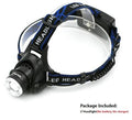 Led Zoomable Headlamp Lantern XML T6 5000LM  Flashlight Torch T6