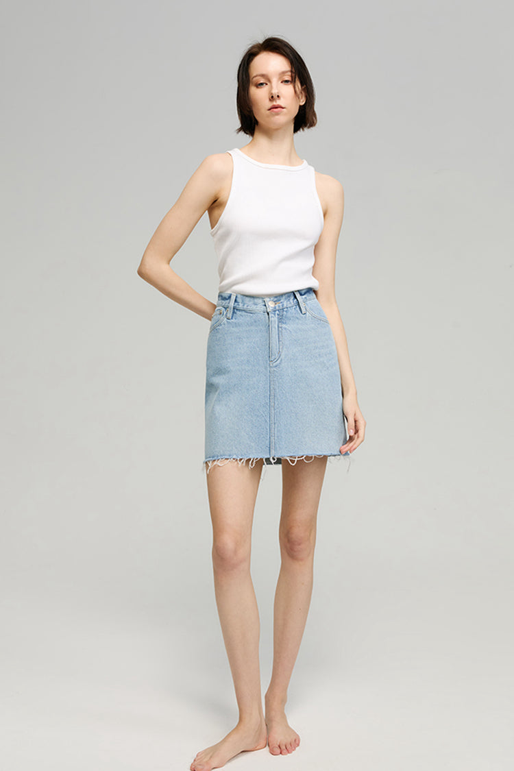 V-Waist Mini skirt HJ811