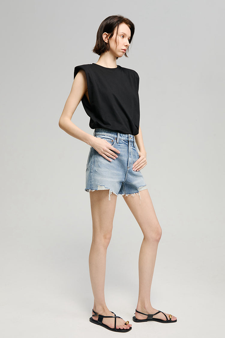Sun-Kissed Vintage Cut Off Shorts HJ115
