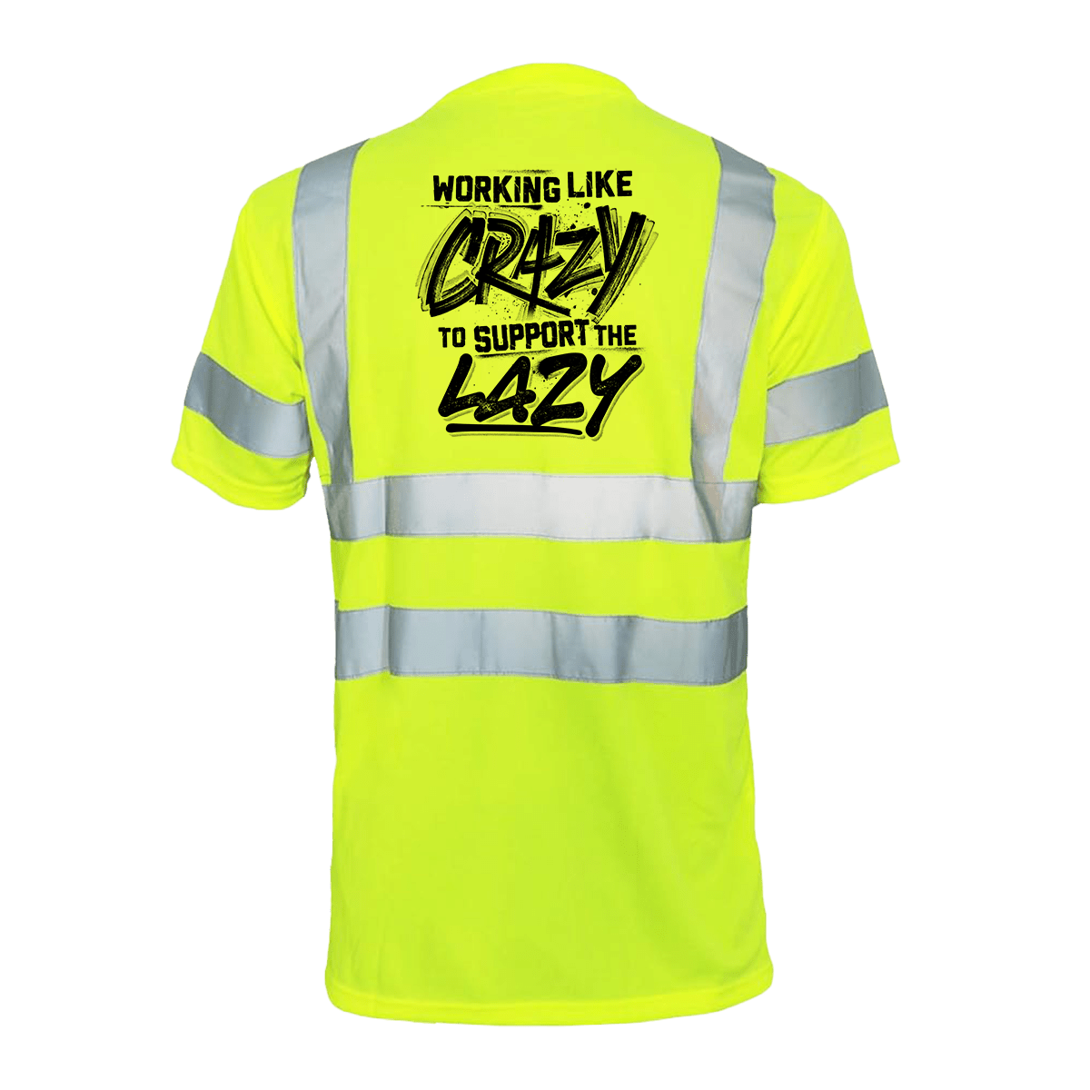 Crazy - Reflective Safety T-Shirt