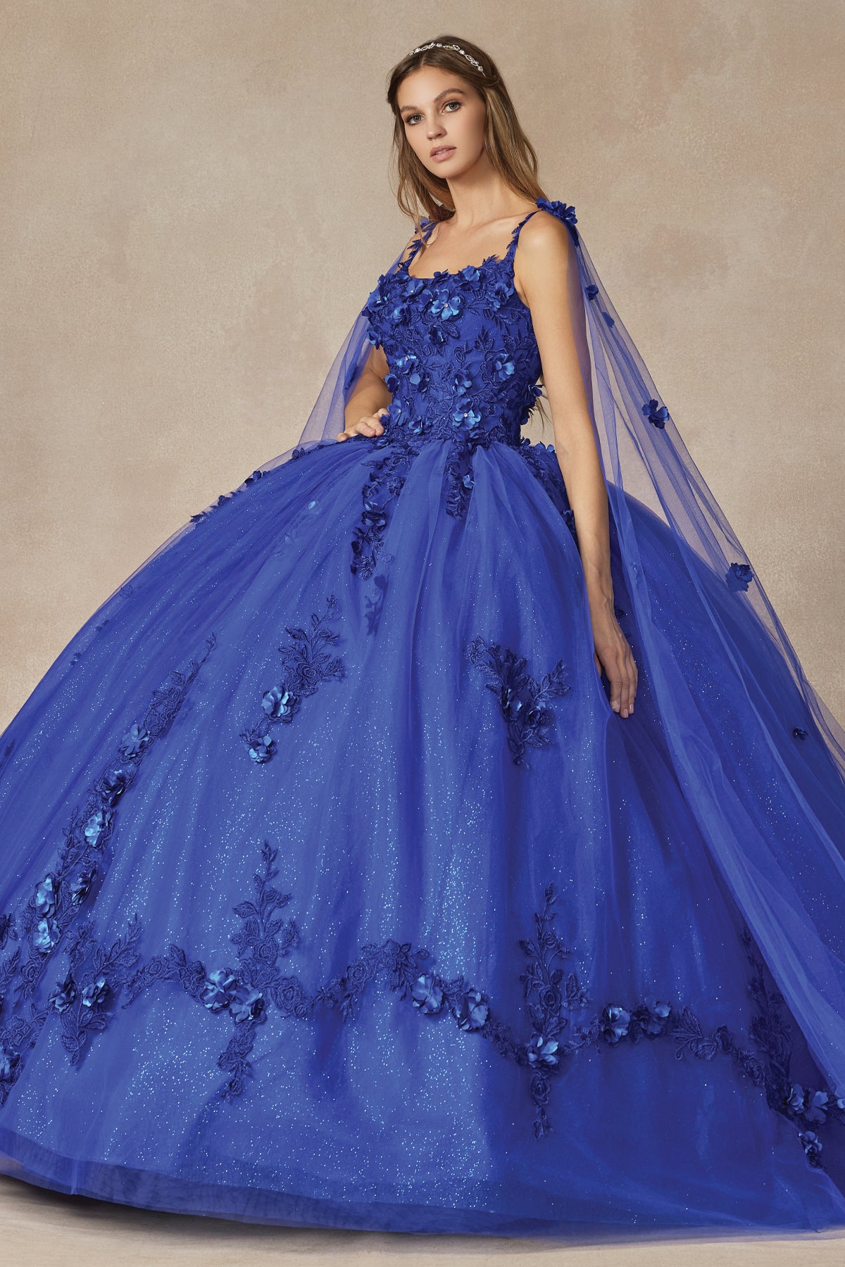 Juliet 1436 A-Line Ball Quinceanera Poofy Gown