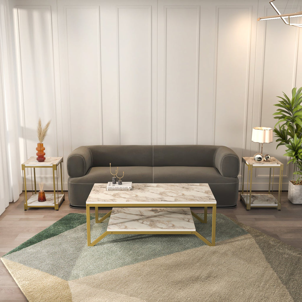 Flora & Zenas Living Room Table Set