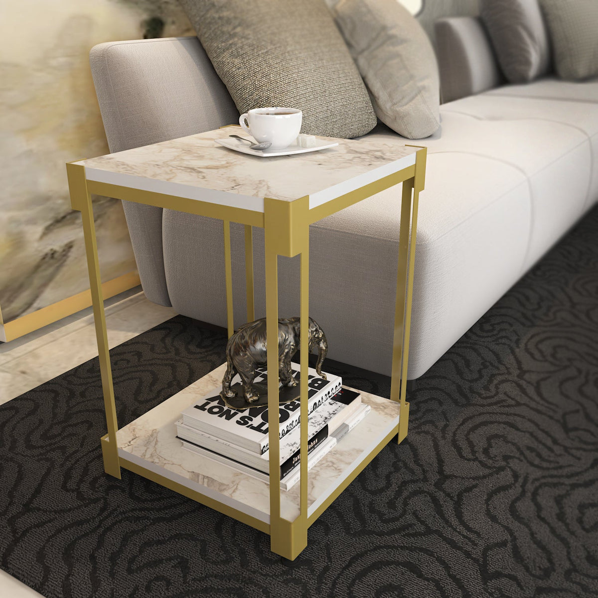 Flora & Zenas Living Room Table Set