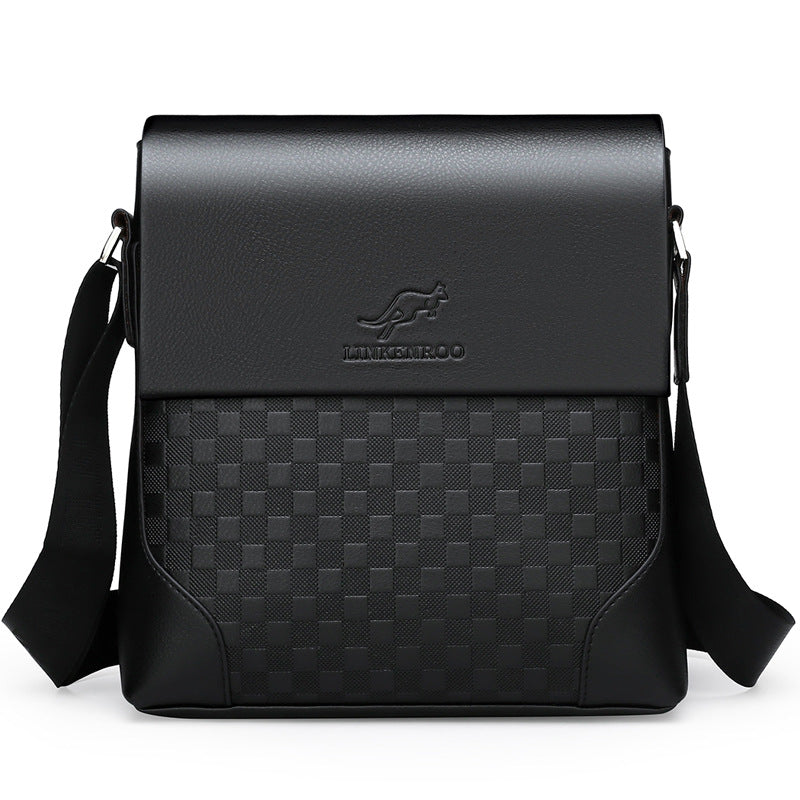 Men's Lincoln Kangaroo Business Soft Leather Men's Shoulder Bags