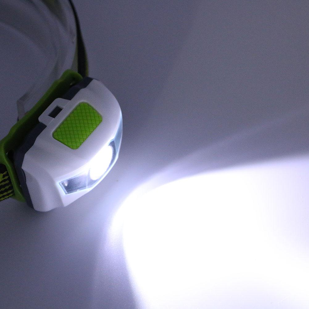 4 Modes Headlamp Waterproof LED Headlight Flashlight White + Red Torch  Use 3 x AAA