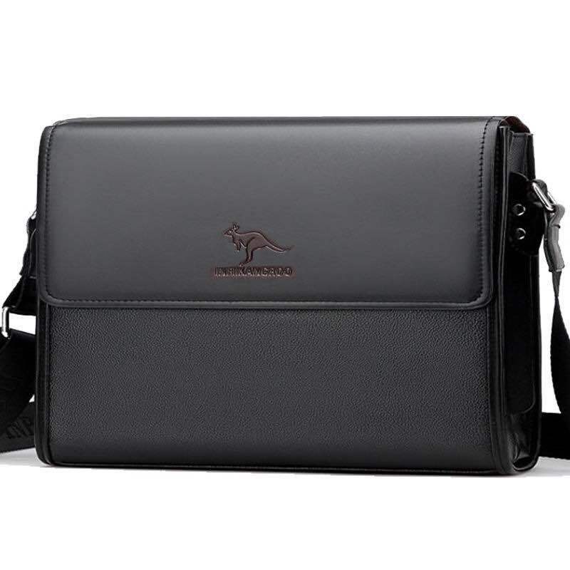 Men's Green Large Capacity Business Fashion Men's Messenger Bags