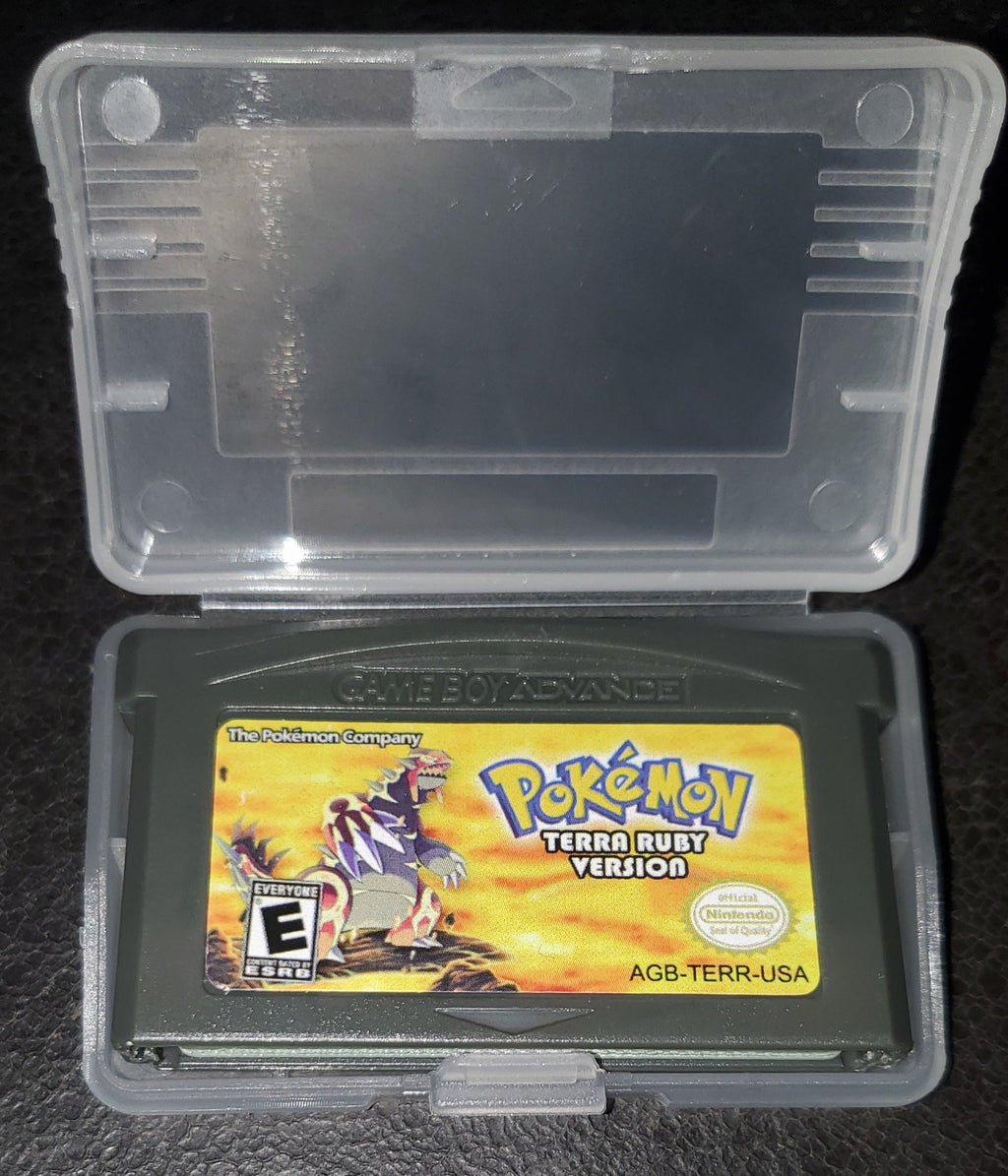 Pokemon Terra Ruby GBA ROM Hack Video Game Custom Gameboy Advance