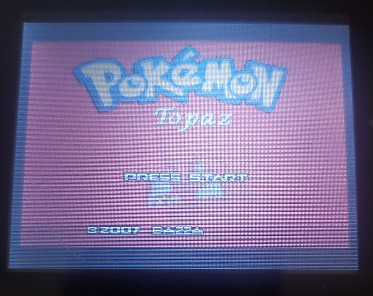 Pokemon Topaz GBA ROM Hack Video Game Custom Gameboy Advance
