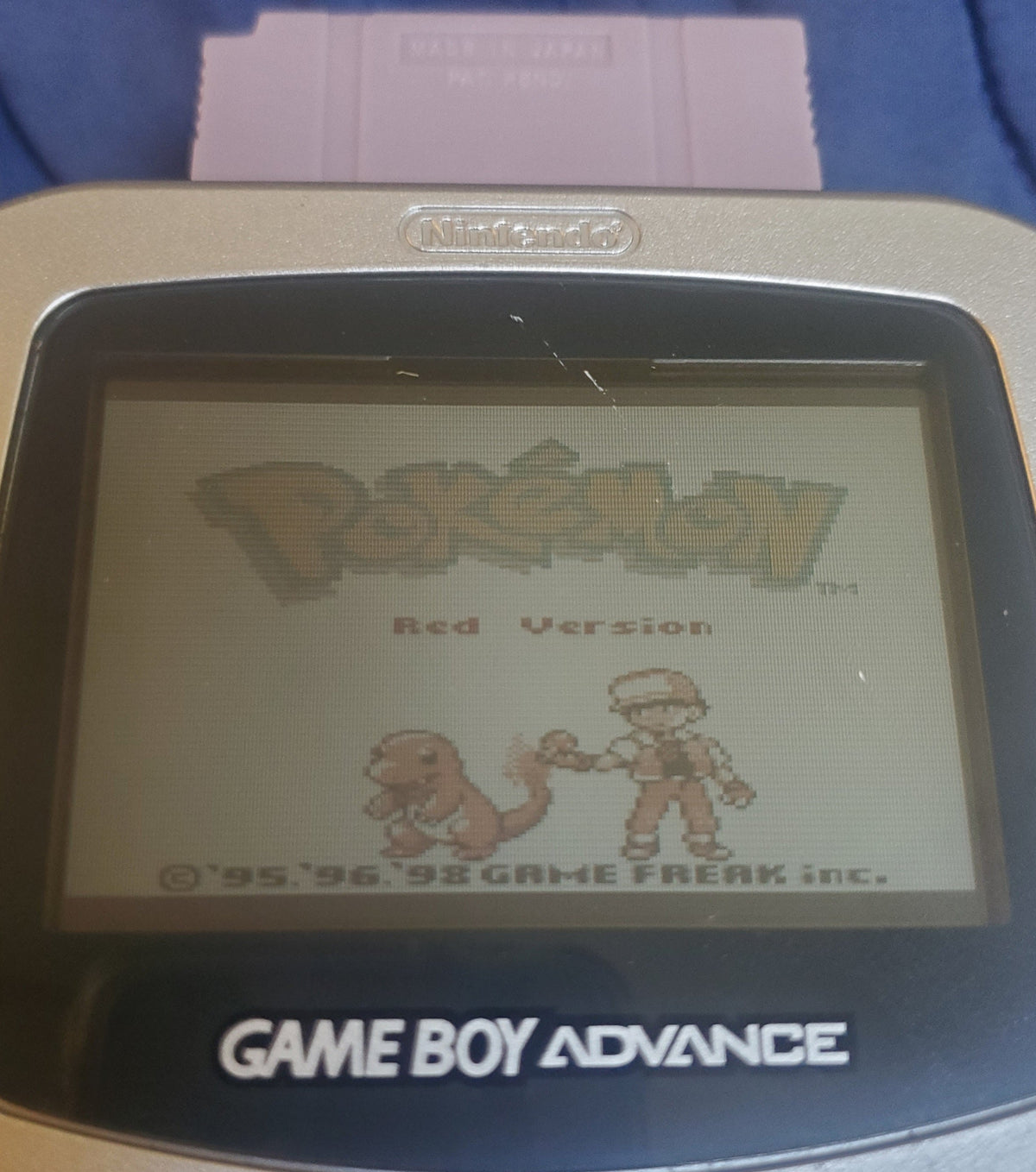 Pokemon Red Version Full Color GBC ROM Hack Video Game Gameboy Color