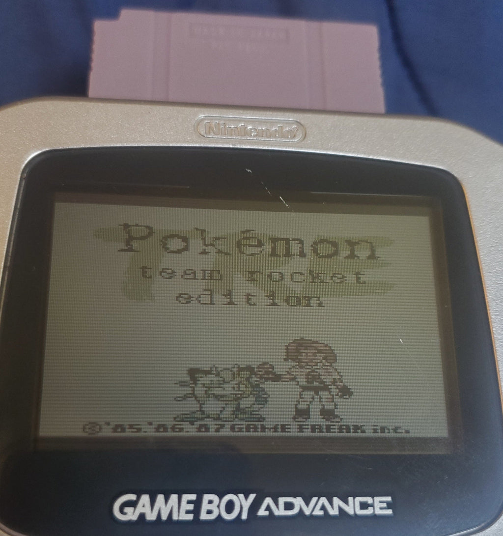 Pokemon Team Rocket Edition GBC ROM Hack Video Game Gameboy Color
