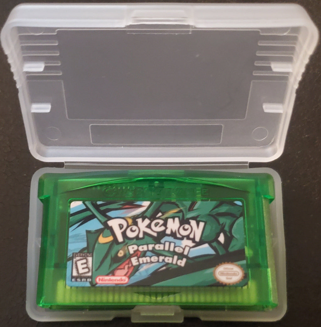 Pokemon Parallel Emerald GBA ROM Hack Video Game Boy Advance