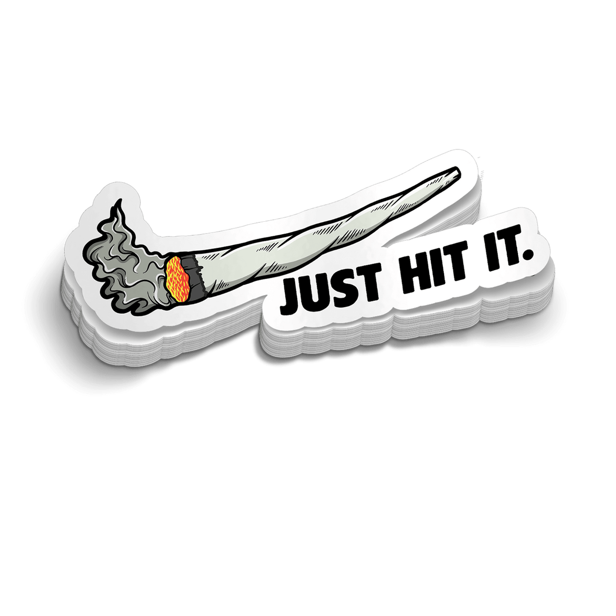 Just Hit It - Hard Hat Decal