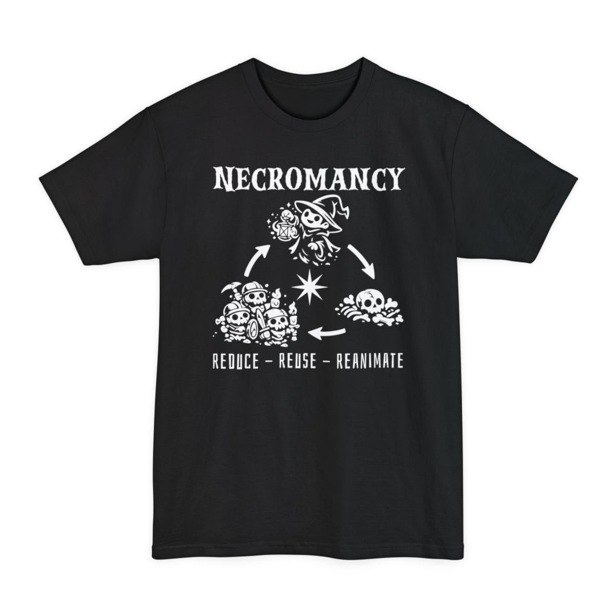 Necromancy Reduce Reuse Reanimate Tall T-Shirt