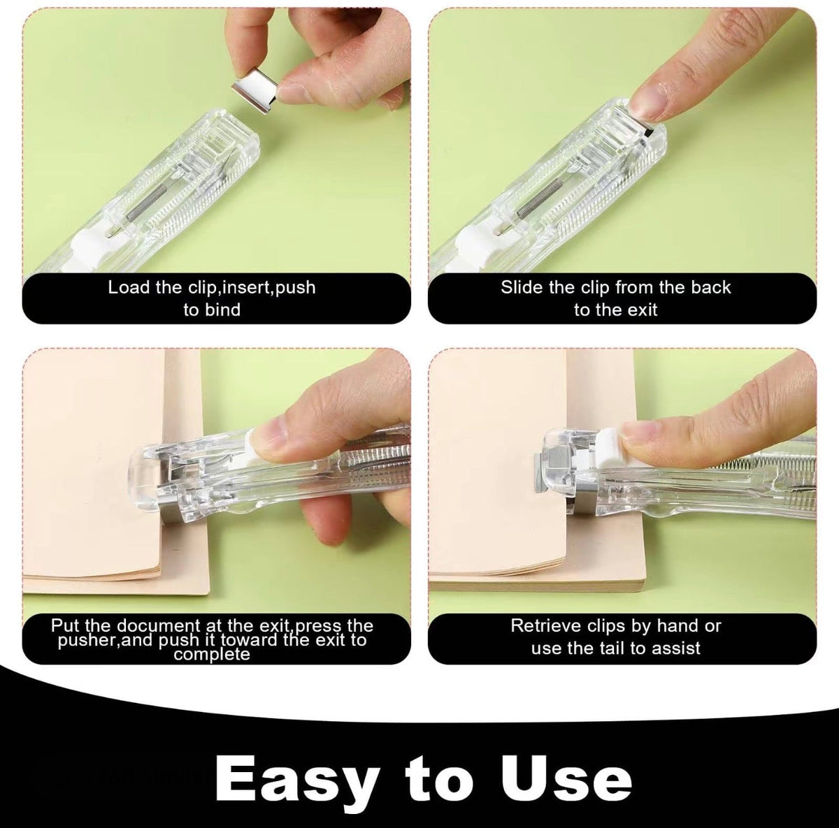 ClipEase Binder Stapler
