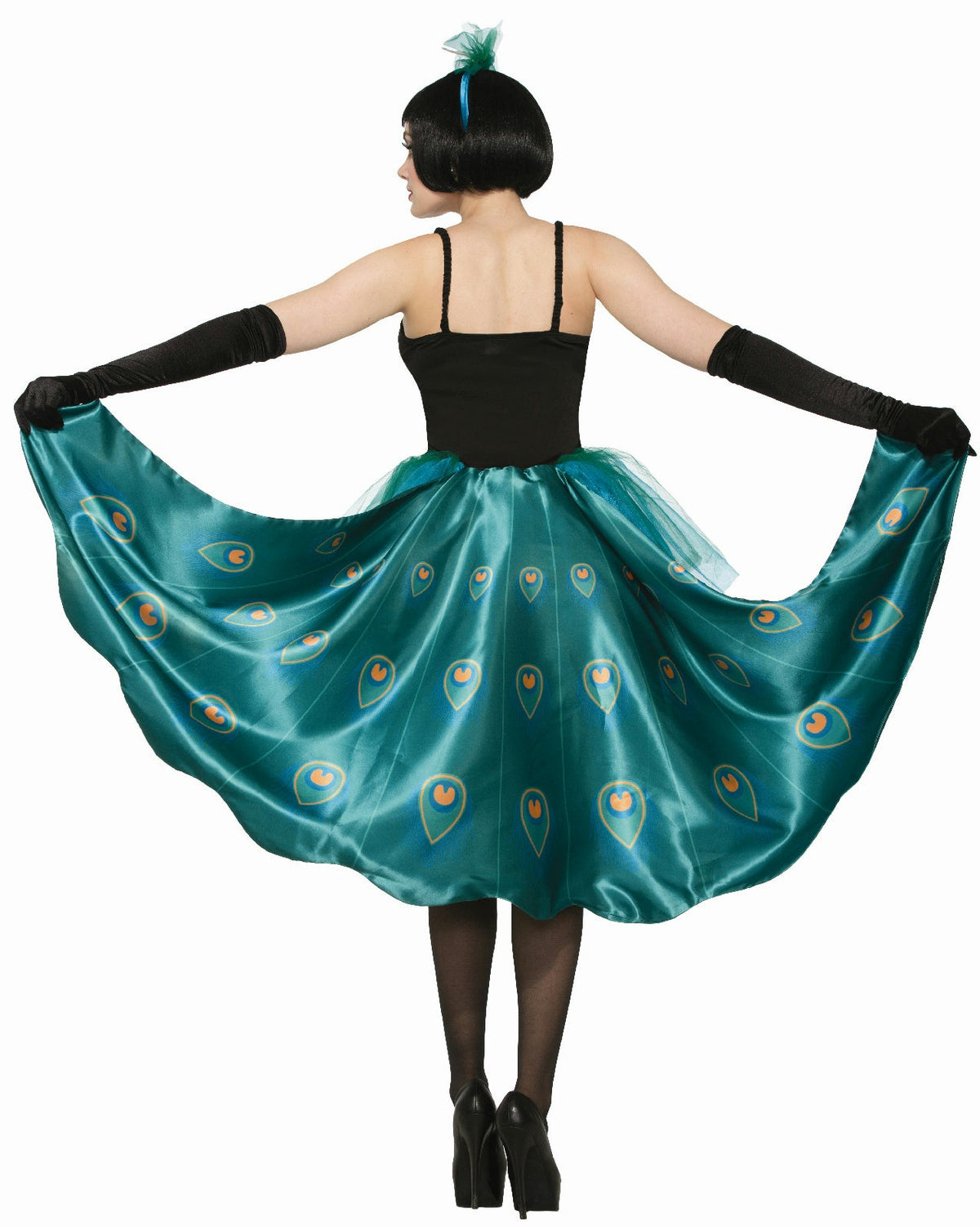 Women's Pretty In Peacock Costume Halloween Party Dress Standard Size 6-14