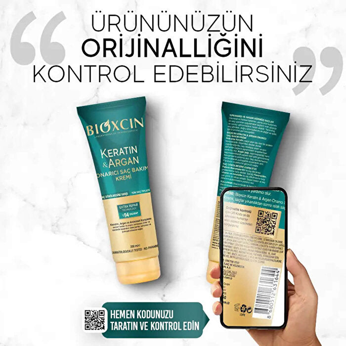 Bioxcin Keratin & Argan Repair Hair Cream