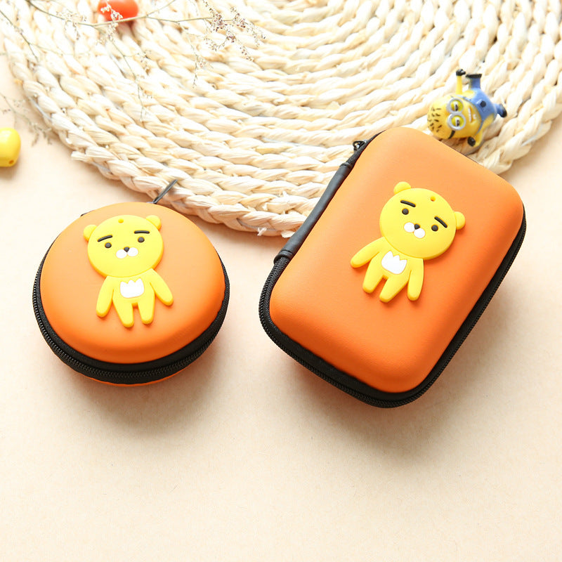 Direct selling new cute zero wallet cartoon earphone collector charger Box Coin handbag wholesale