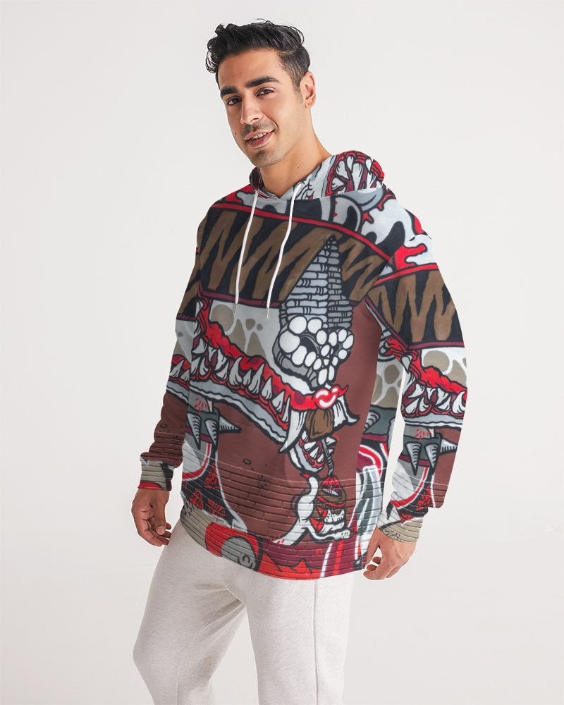 20 cool dragon red design Men's All-Over Print Hoodie