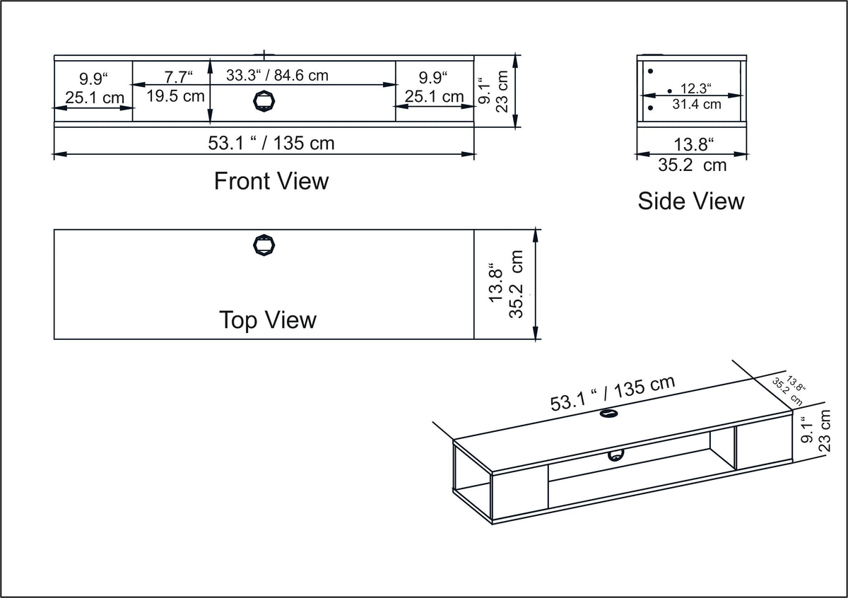 Peti Floating Tv Stand