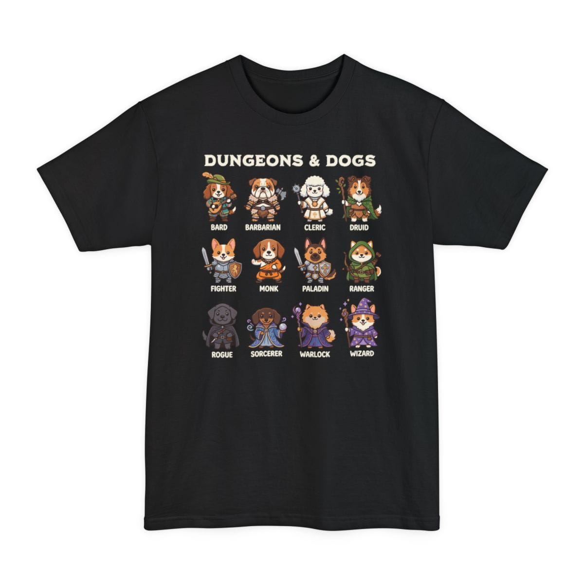 Dungeons & Dogs Tall T-Shirt