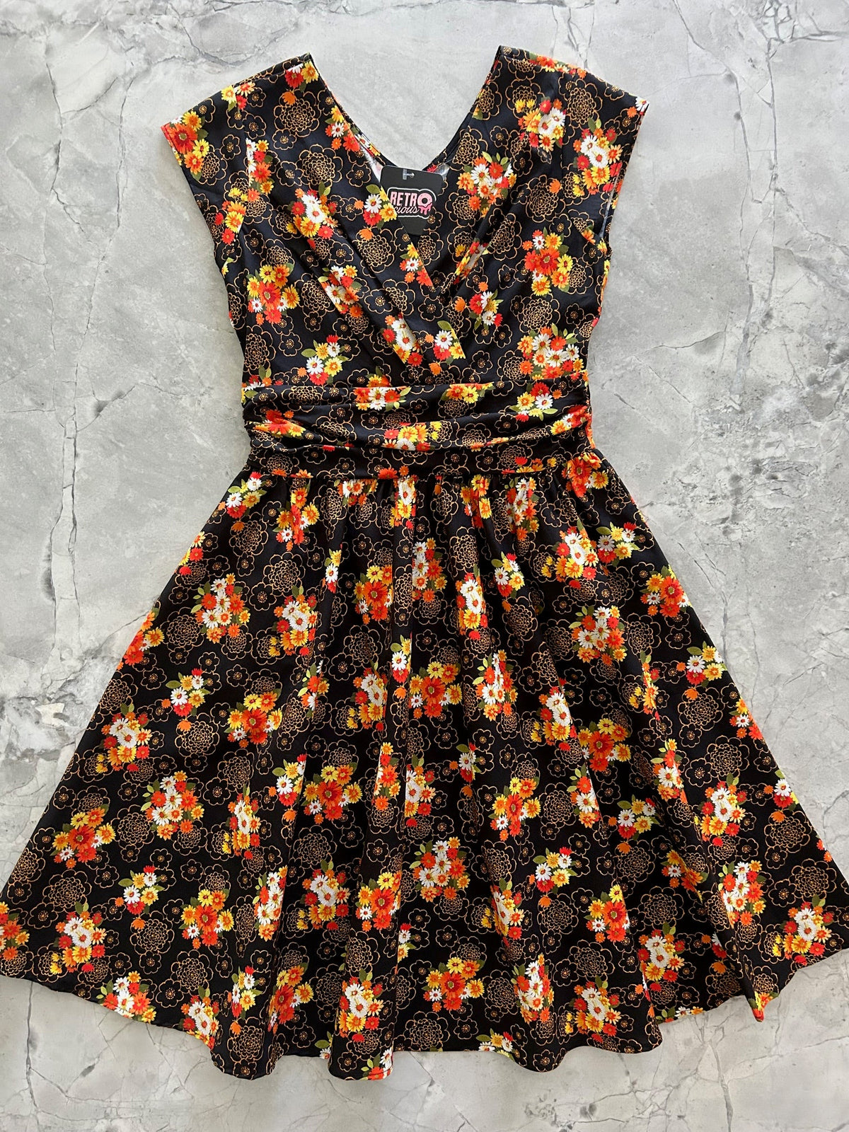 Vintage Floral Greta Dress - XS only, 1 left!