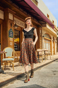 Red Plaid Doris Skirt