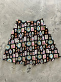 Framed A-line Skirt