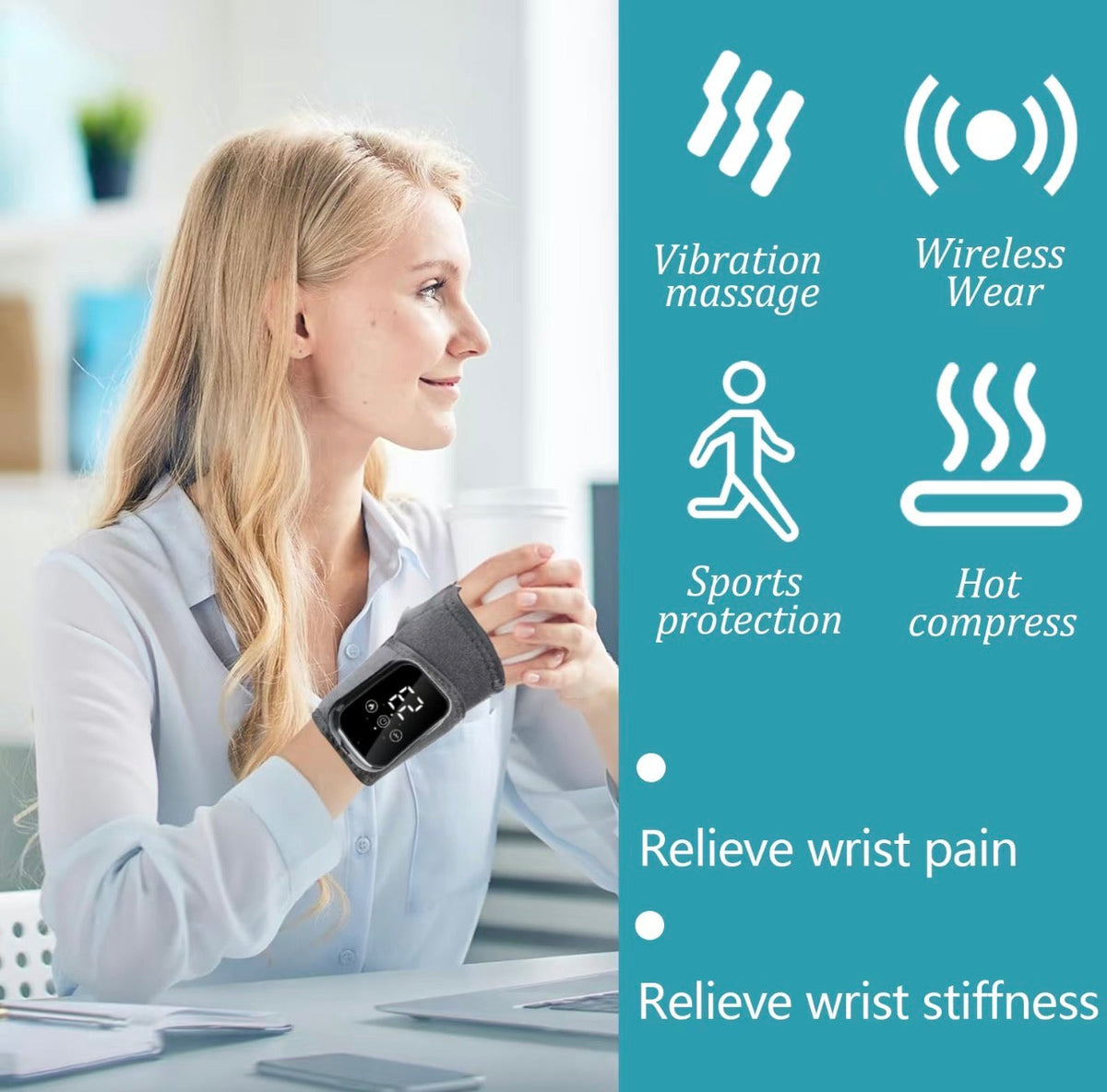 WristRevive Heated Massager