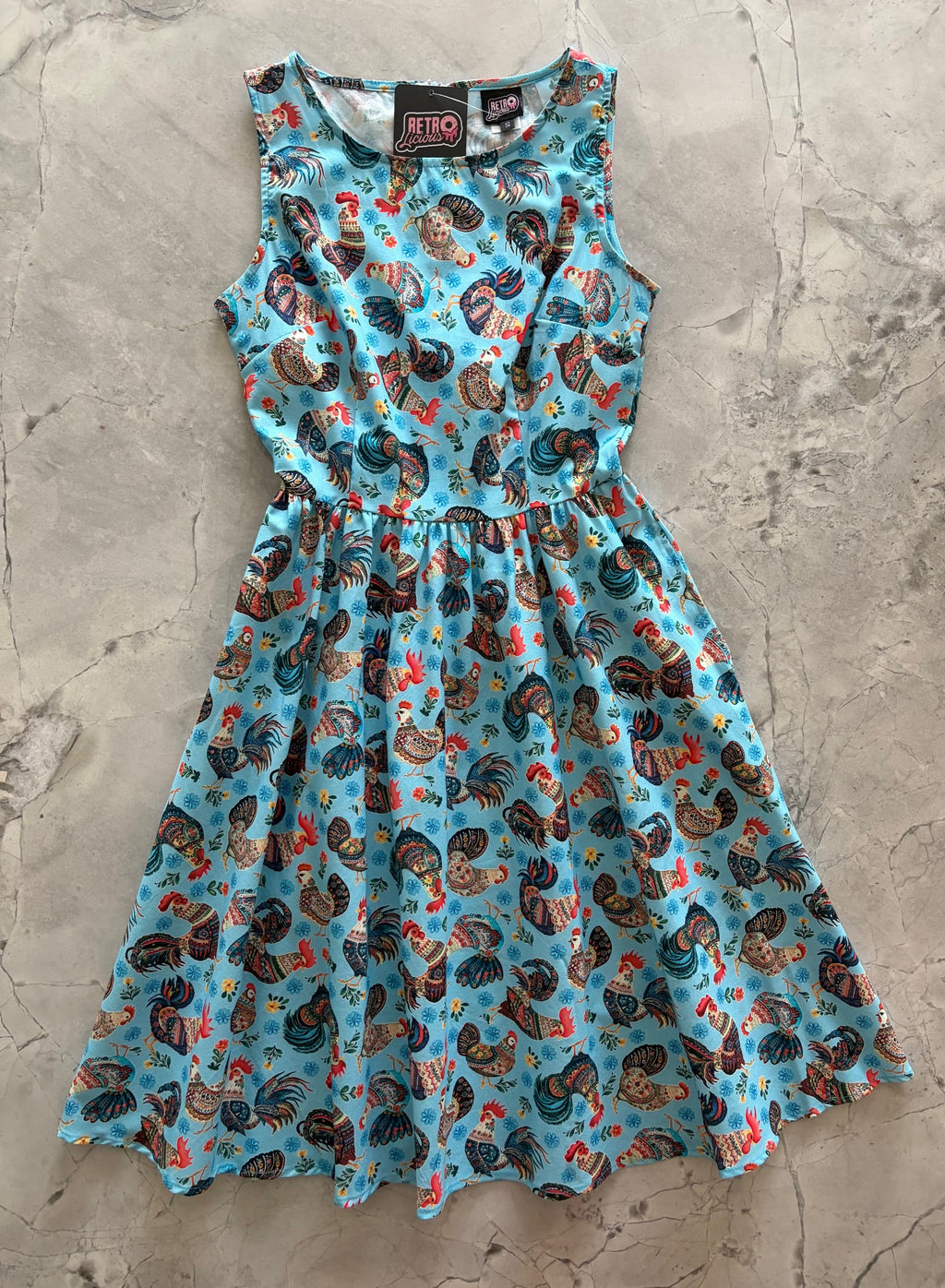 Chicken Vintage Dress