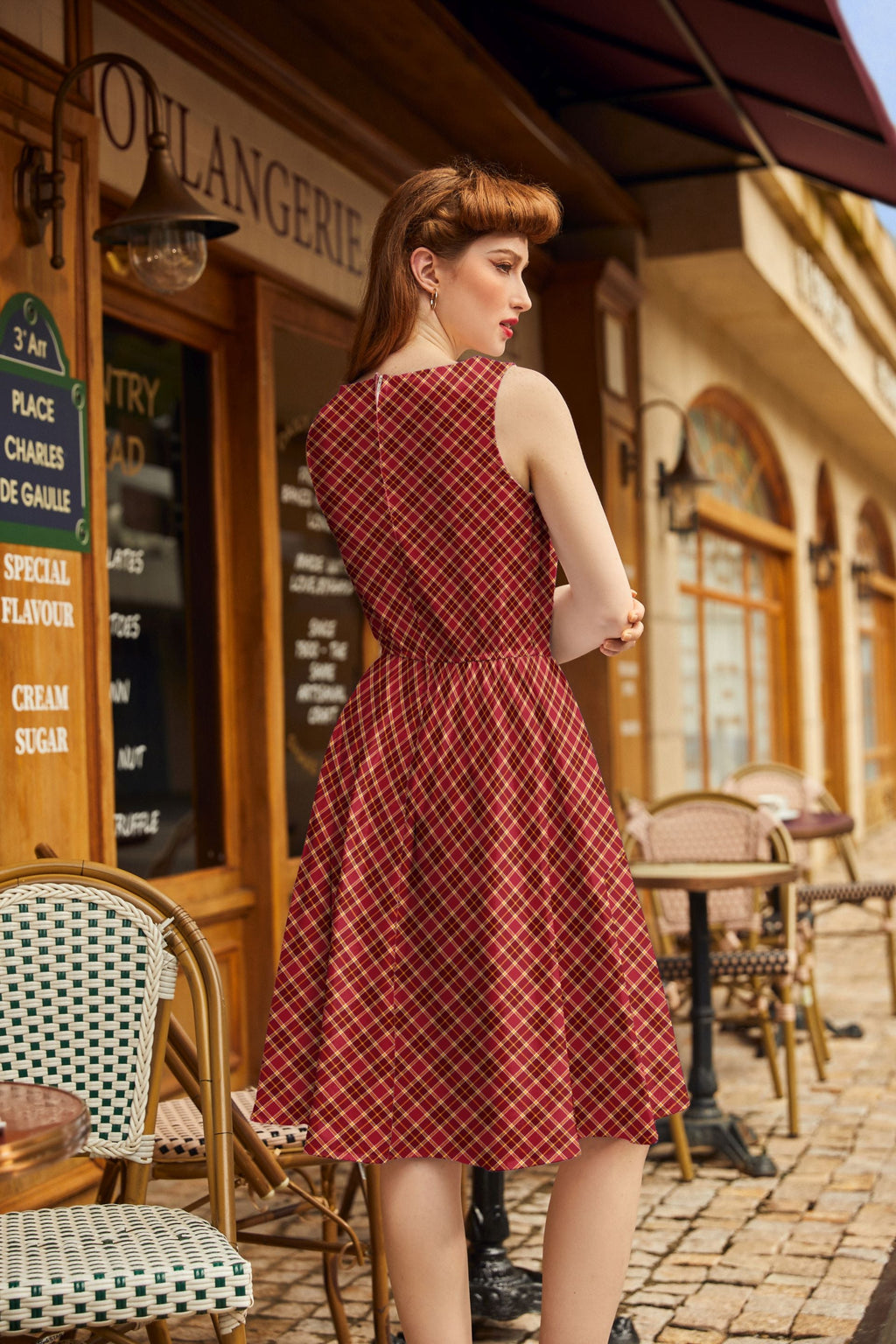 Plaid Vintage Dress