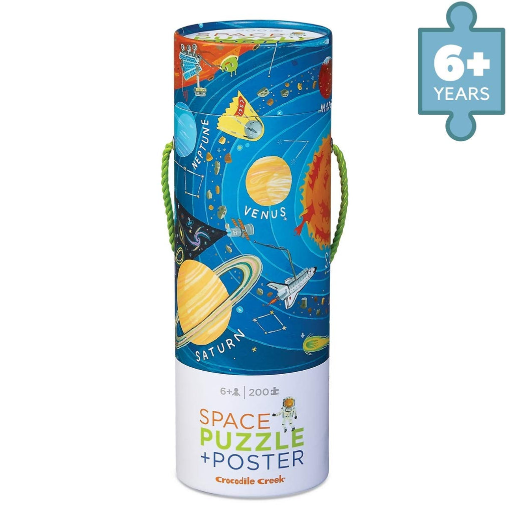 Space Explorer 200 Pieces Wall Poster Puzzle