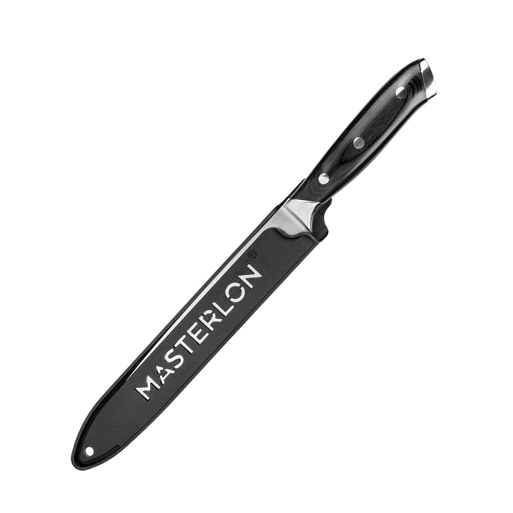 MASTERPAN Slicer Knife With Stainless Steel blade & Cover, 8" (20cm)