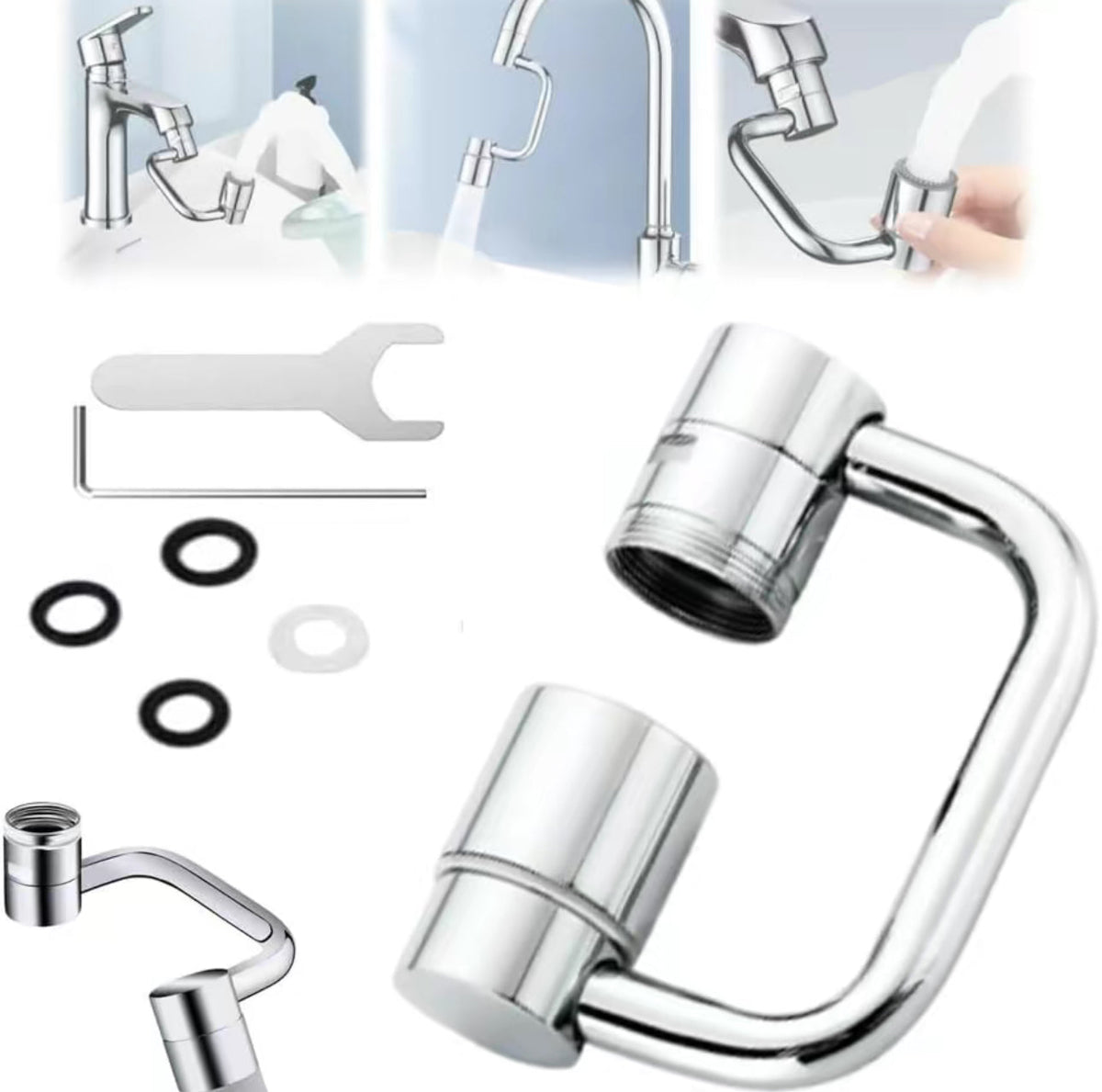 AquaSpin Faucet Extender