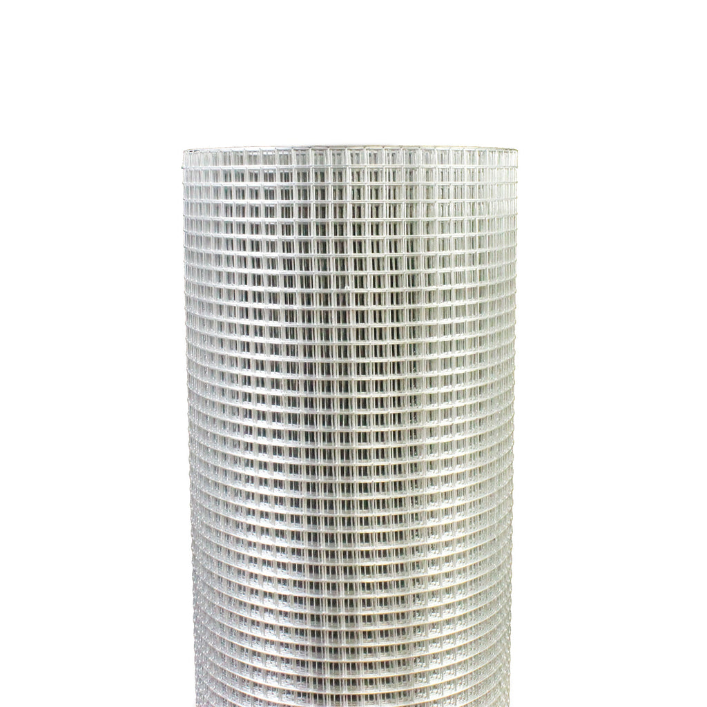 Hardware cloth 1/4 inch 48 inch x 100 foot 23 gauge, hot-dip galvanized welded metal wire fence roll