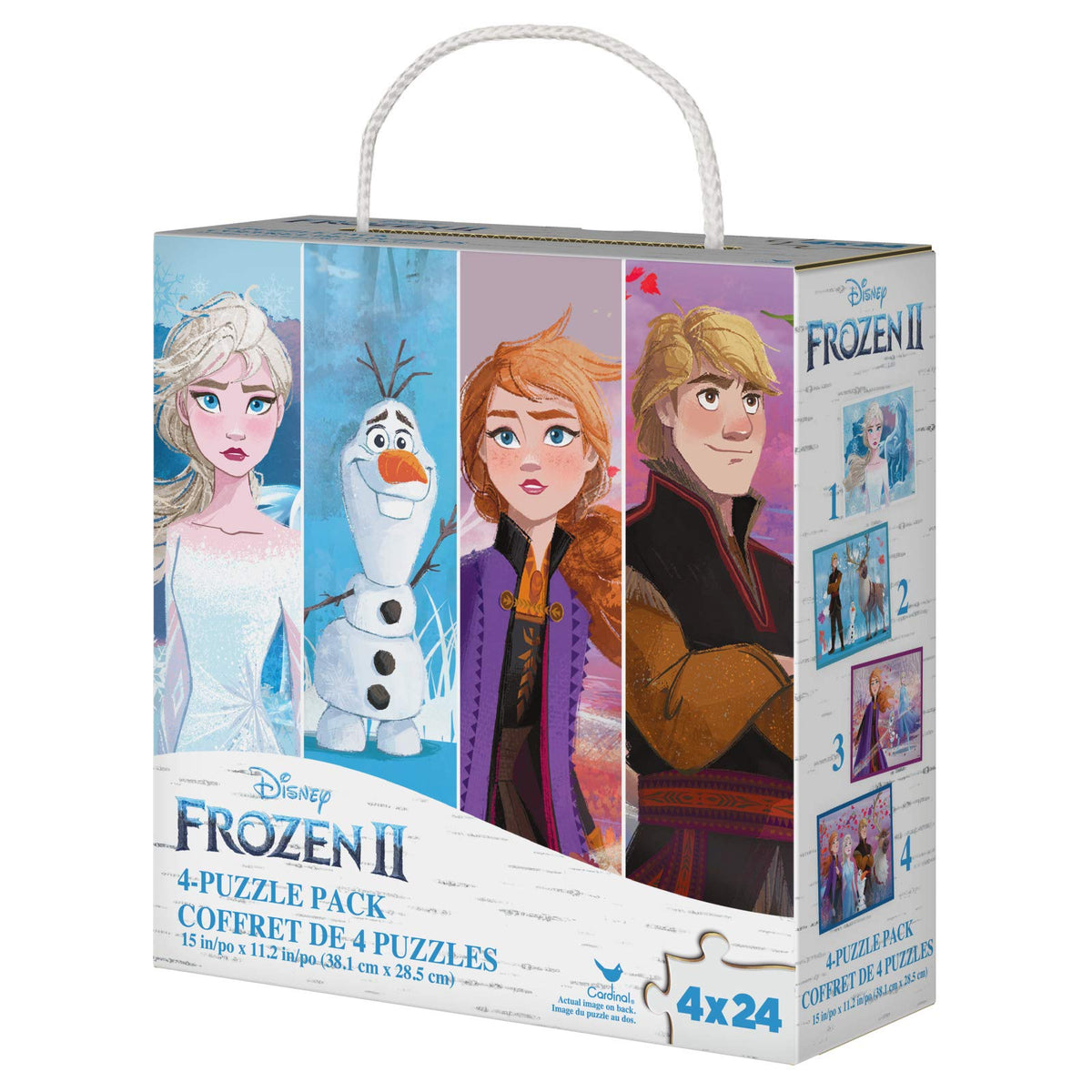 Frozen World of Imagination Puzzles - 4 Pack