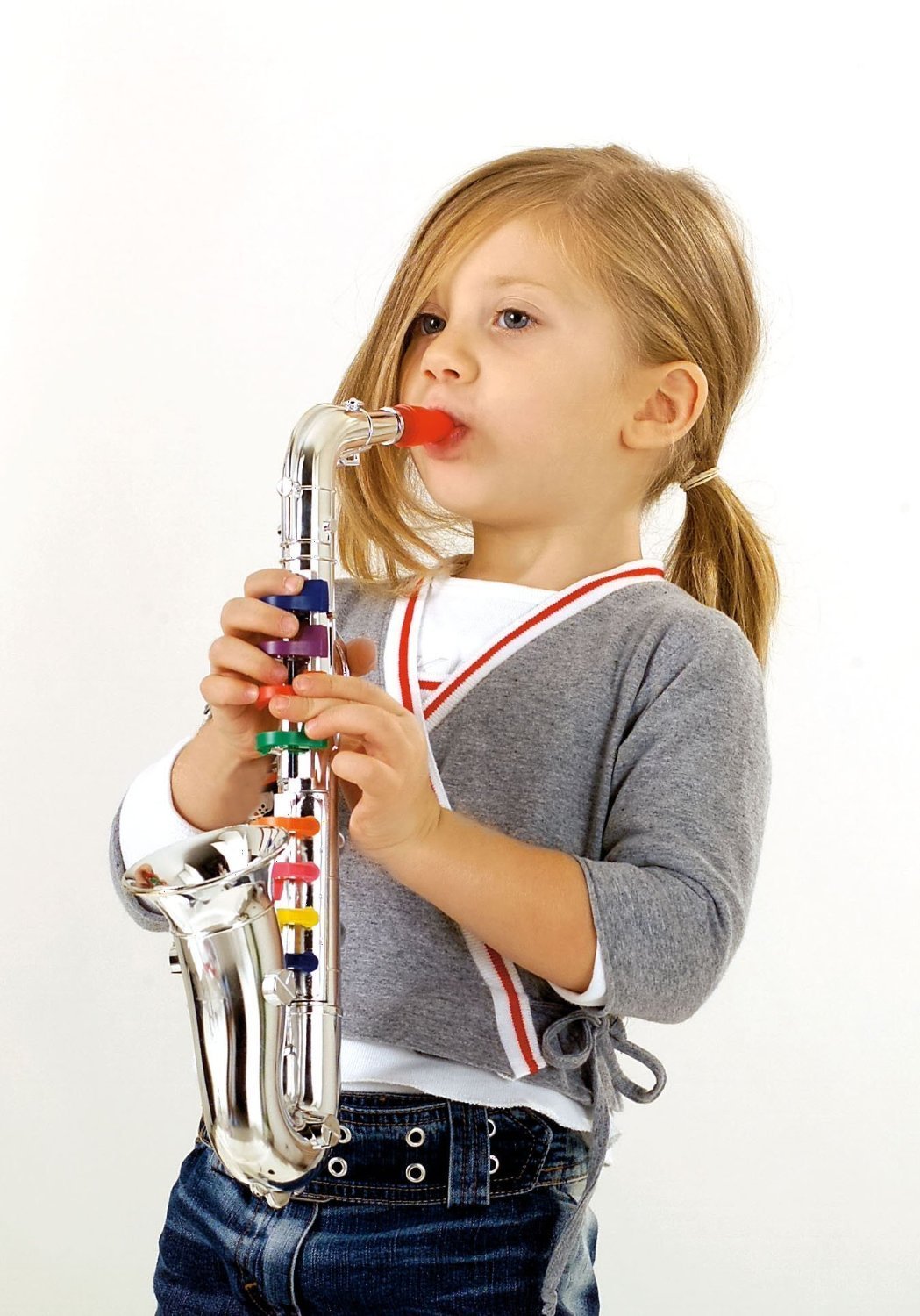 My First Saxophone and Trumpet Horn Set