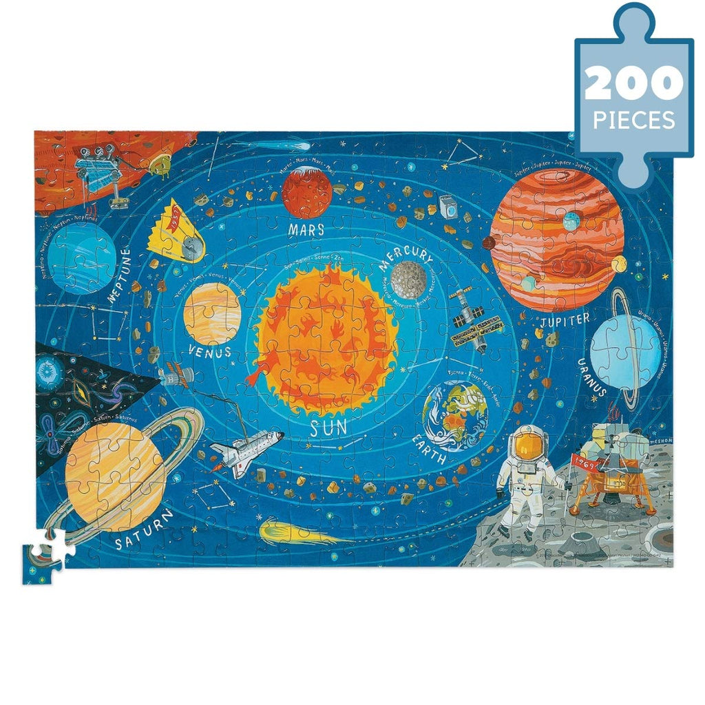 Space Explorer 200 Pieces Wall Poster Puzzle