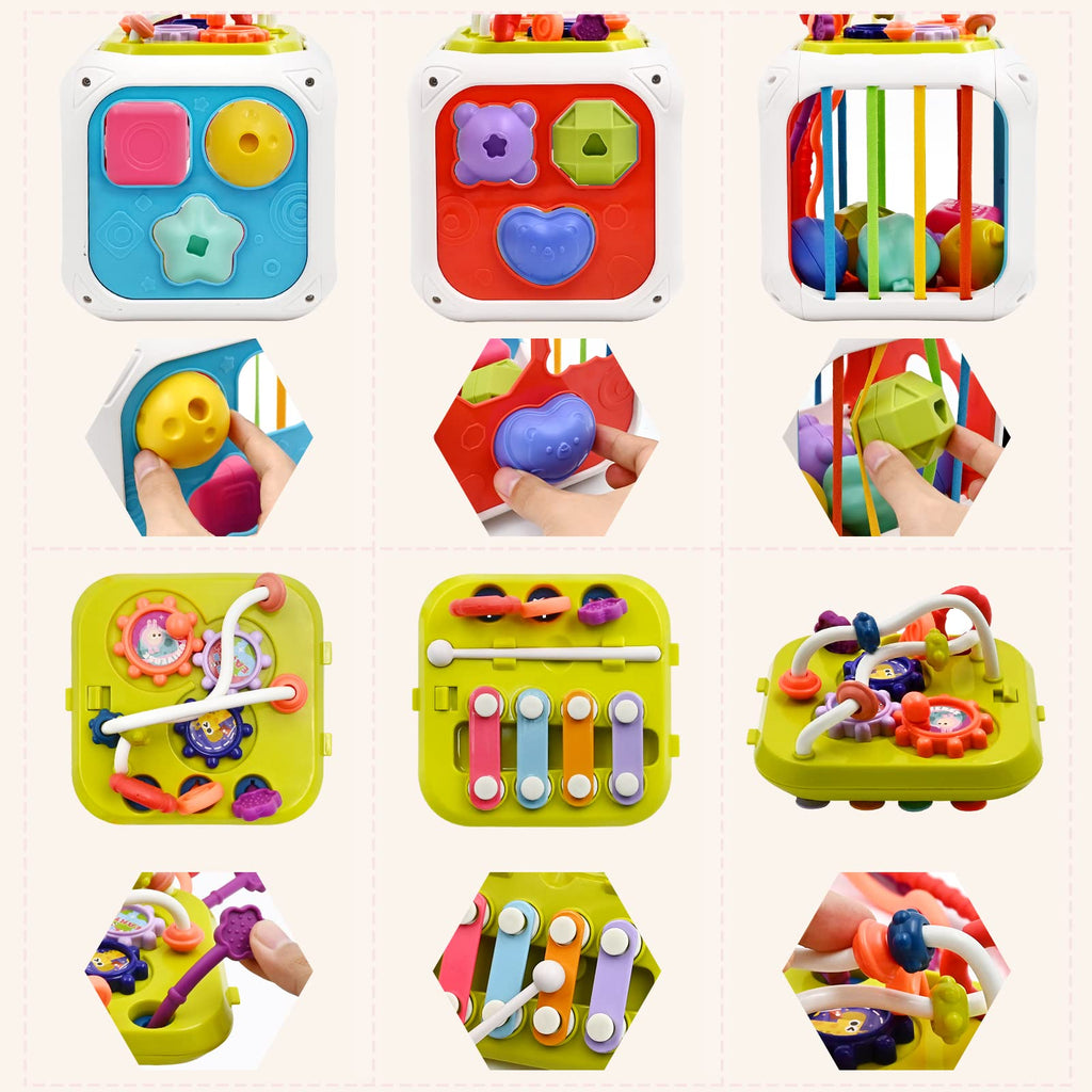 Montessori Super Fun Learning Toys for Little Explorers 7-in-1 Sensory Playtime Toddlers Adventure