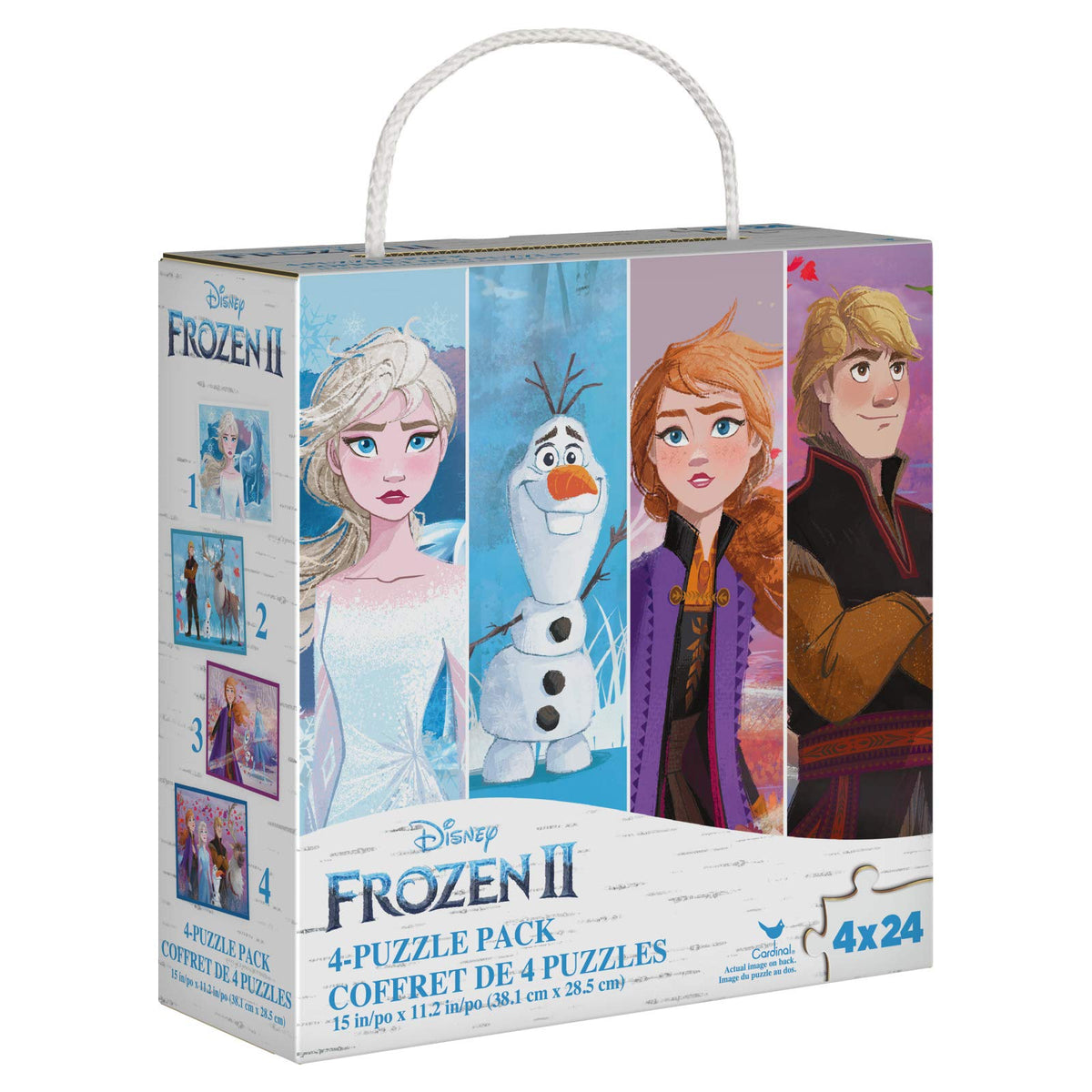 Frozen World of Imagination Puzzles - 4 Pack