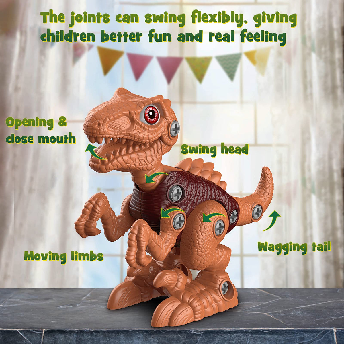 Build a Dinosaur with Electric Drill