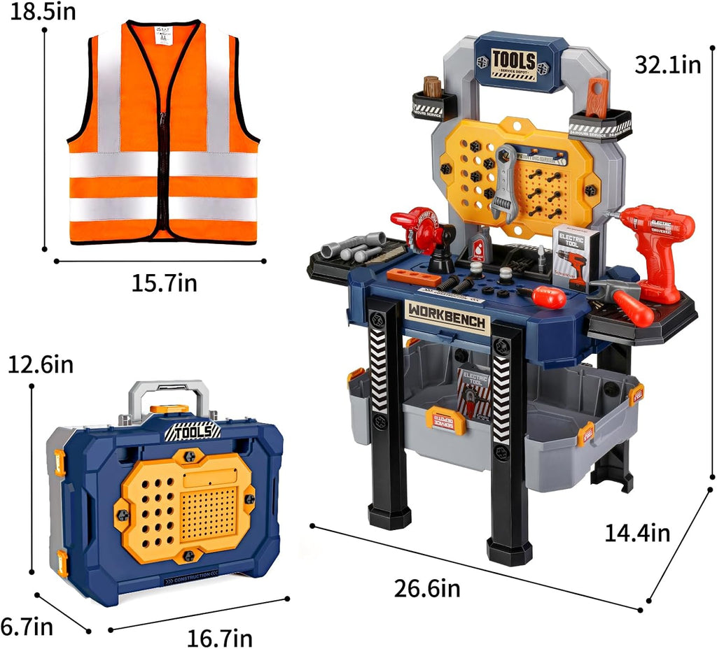 Workbench with Electric Drill Set