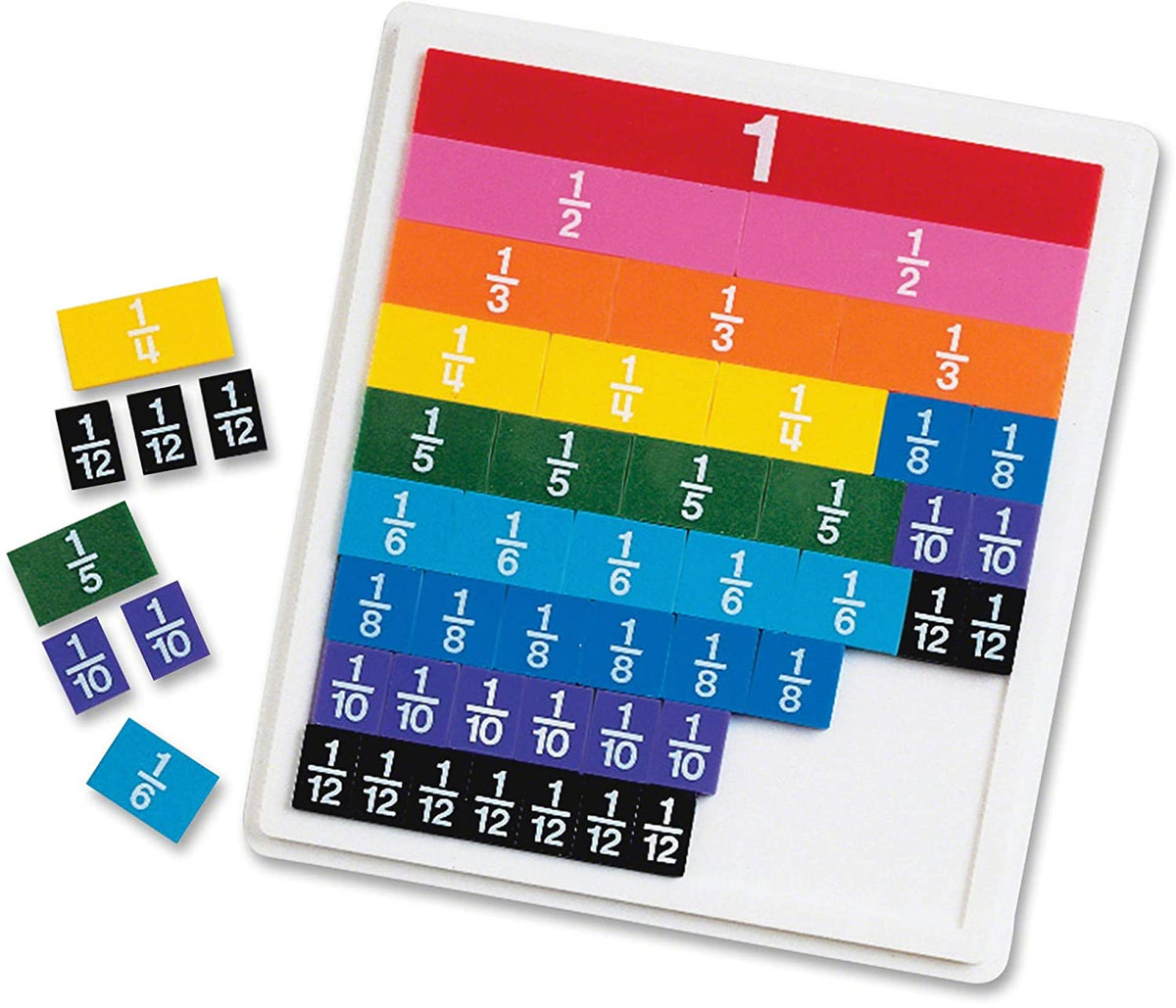 Multicolored Fraction Slides