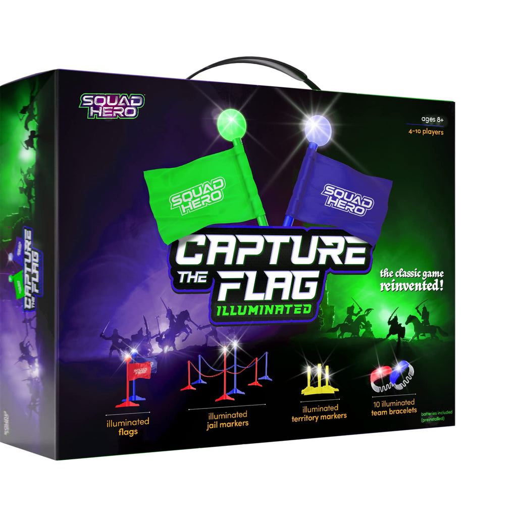 Glow Battle Capture the Flag, Light Up Outdoor Adventure Game for Kids & Families