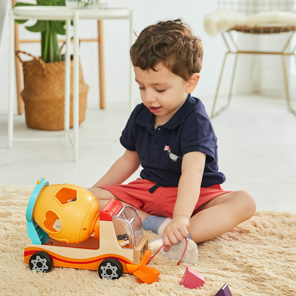 Fun Learning Wooden Shape Sorter for 1-2 Year-Olds