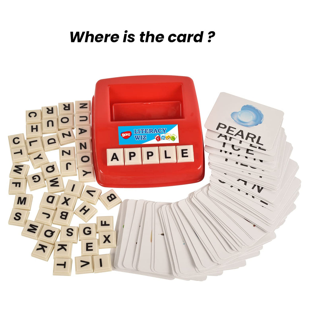 Preschool Literacy Wiz Uppercase Flashcards