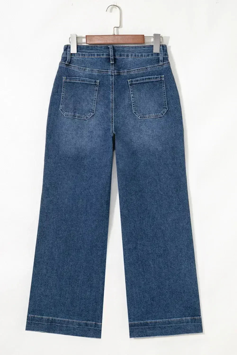 Ashleigh Blue Cropped High Rise Wide Leg Jeans
